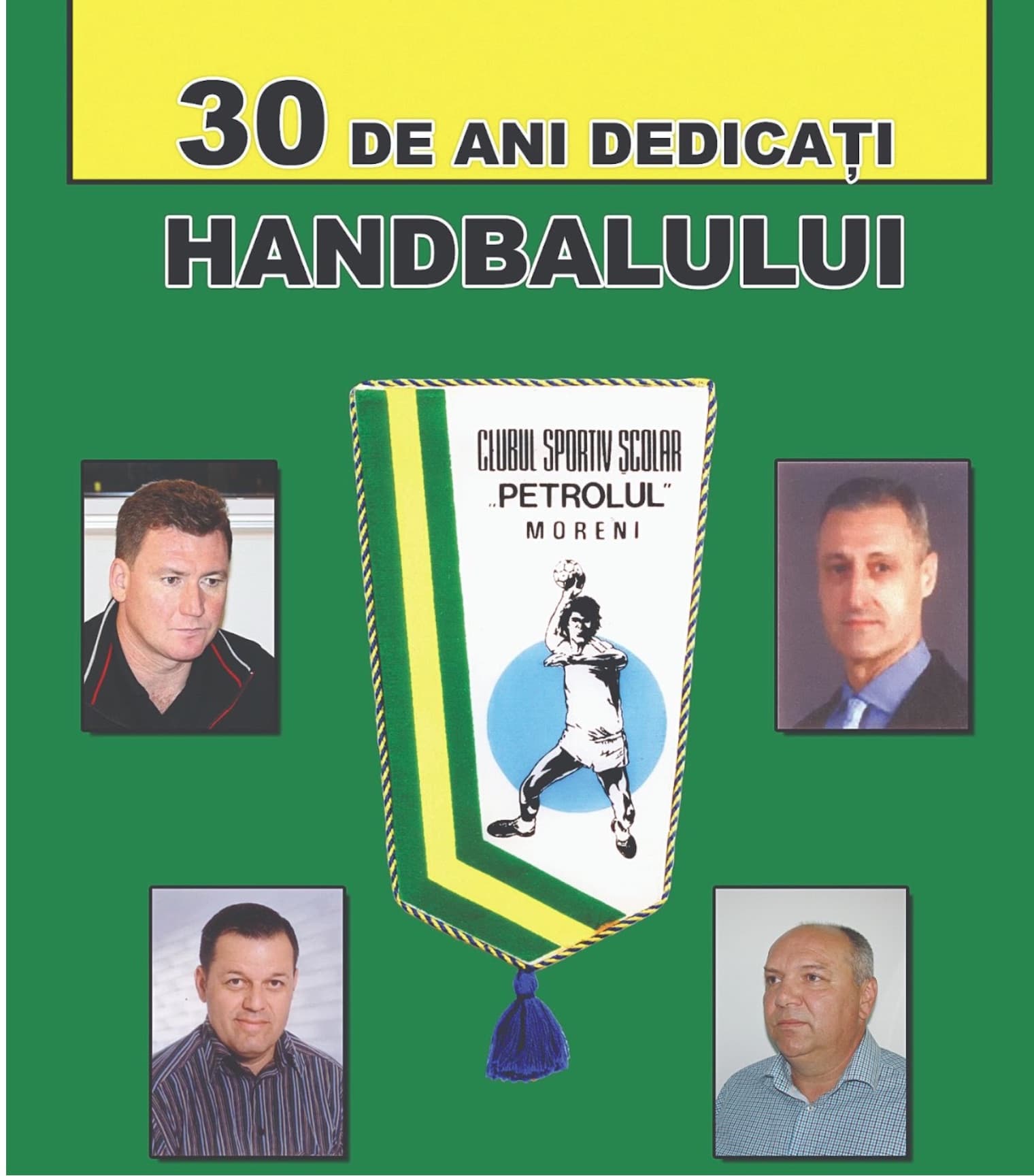 Coperta cărții „30 de ani dedicați handbalului”